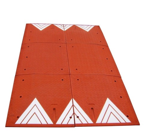 Wyspowy próg zwalniający PwVB 6/90 (ISLE 6) 180x300 cm duży próg wyspowy składający się z 6 modułów.