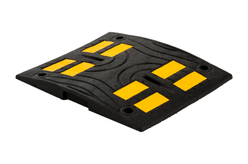 Gumowy próg zwalniający 5M (PpVB-5/60) 50x60x5 cm listwowy element środkowy o szerokości najazdu 60 cm.