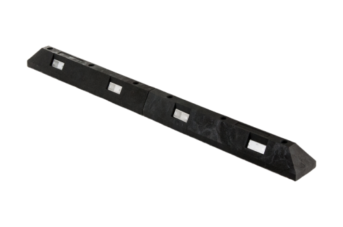 Separator / ogranicznik parkingowy modułowy 175x15x12 cm PCV i PE wytrzymała bariera ochronna.