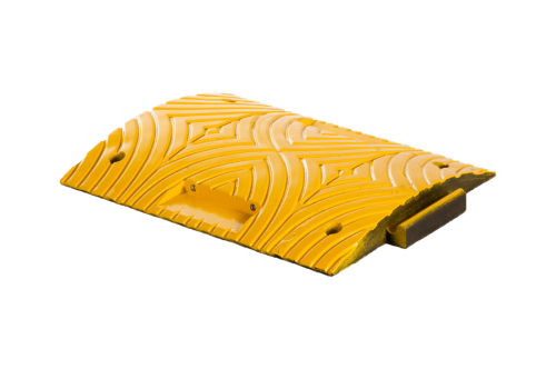 Próg podrzutowy SLOWLY 5 żółty 40x50x5cm jaskrawy moduł środkowy o standardowej wysokości 5 cm.