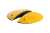 Próg podrzutowy SLOWLY 7 zakończenie żółte 50x25x7cm bezpieczne wykończenie krawędzi progu 7 cm.