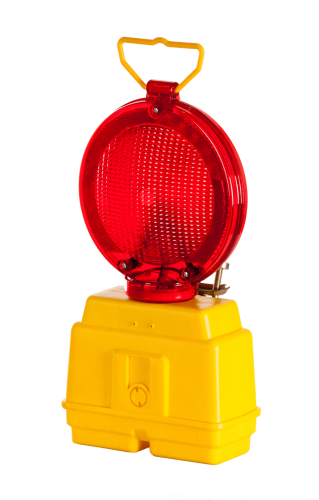 Lampa drogowa zmierzchowa STAR 2000 czerwona o wydłużonym czasie świecenia.