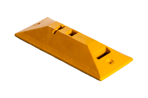 Separator ruchu punktowy U-25b element bezpieczeństwa do montażu na jezdniach i parkingach.