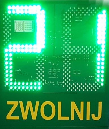 Radar Prędkości ECO LUX ekonomiczny system pomiaru i wyświetlania prędkości.