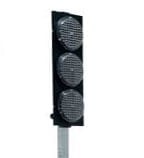 Panel z lampami 200 mm element sygnalizacyjny do montażu na tablicach i przyczepach.