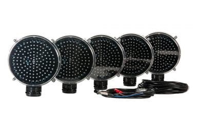 Fala przewodowa 120 LED sekwencyjny system lamp do wyznaczania kierunku omijania przeszkody.