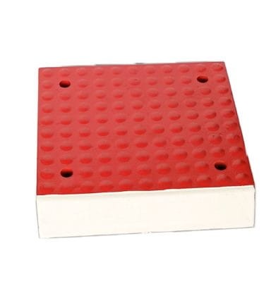 Azyl drogowy element skrajny 50x50x10 cm wyspowe zabezpieczenie przejścia dla pieszych.