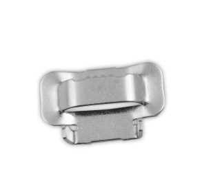 Zapinka Ear-Lock 12,7 mm opakowanie 100 szt. bandimex profesjonalne klamry do spinania taśm montażowych.