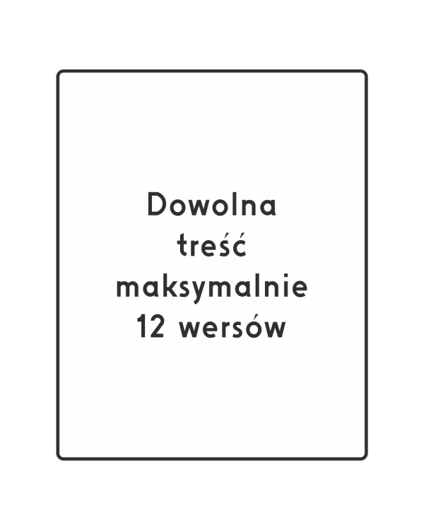 Tablica 600x750 typ 1 dowolna treść duża tablica odblaskowa do oznaczania terenu budowy lub posesji.