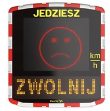 Radar prędkości Evolis Vision wycena indywidualna zaawansowany system pomiaru i statystyki ruchu do poprawy bezpieczeństwa lokalnego.