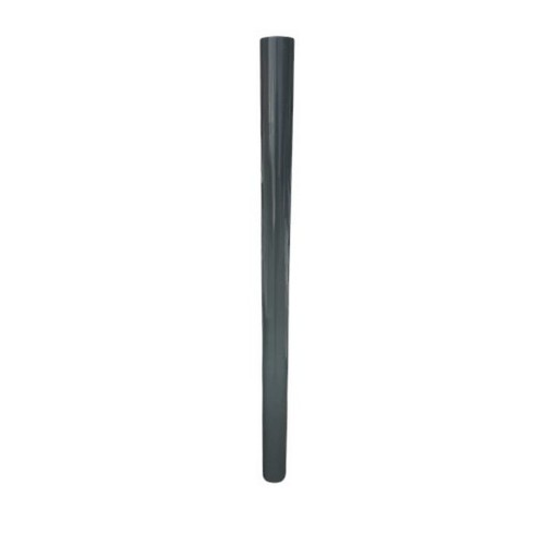 Słupek blokujący szary 7043 ZDM Poznań 76x1200 mm ozdobna rura do znaku o profilu miejskim.