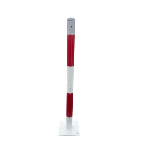 U-12b słupek łańcuchowy blokujący fi 60,3 mm h 1000 mm wersja do przykręcenia rura do znaku z uchwytem.