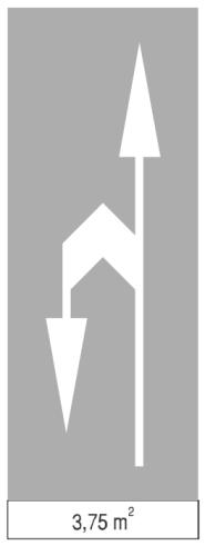 Termoznak STRZAŁKA KIERUNKOWA ZAWRACANIA I JAZDY NA WPROST P-8i.png