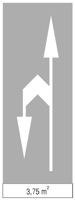 Termoznak STRZAŁKA KIERUNKOWA ZAWRACANIA I JAZDY NA WPROST P-8i.png