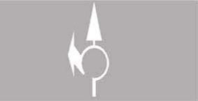 Termoznak strzałka kierunkowa prosto i w lewo P-8e, 5000 x 1955 mm dwukierunkowy symbol termoplastyczny ułatwiający orientację kierowców na jezdni.