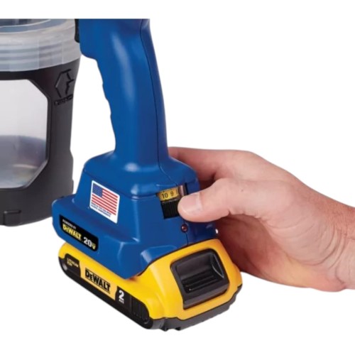 GRACO Ultra Airless HH Cordless - pistolet mobilny pistolet akumulatorowy do malowania natryskowego bez konieczności stałego zasilania.