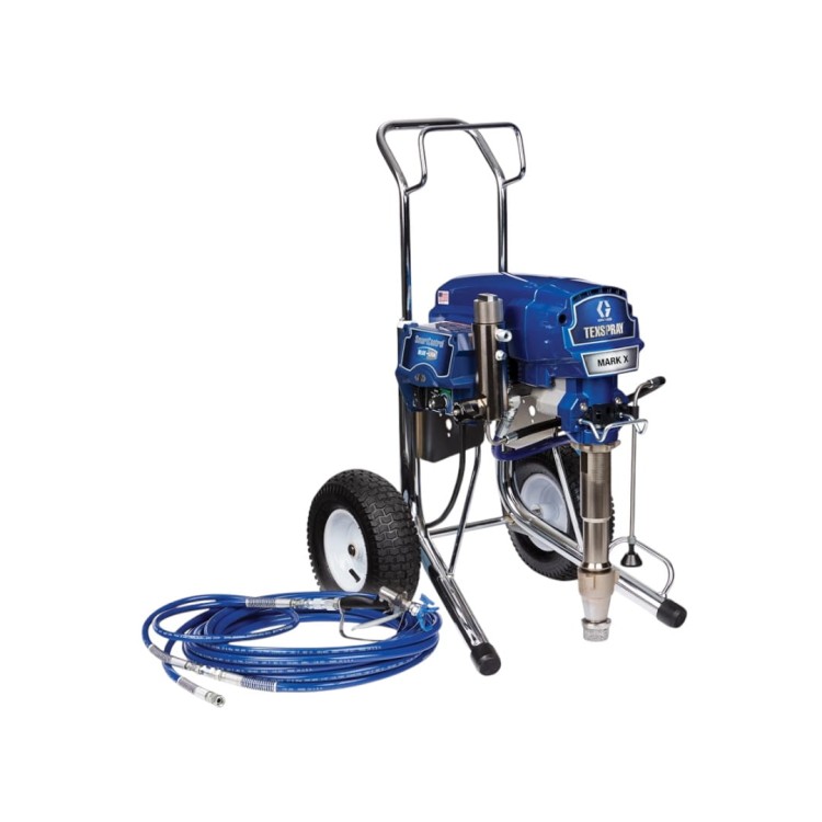 GRACO Mark X Standard, agregat malarsko - szpachlarski najmocniejsza malowarka drogowa i agregat do najcięższych materiałów budowlanych.