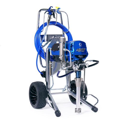 GRACO Ultra 695 XT ProContractor - agregat malarski zaawansowana malowarka drogowa z systemem szybkiego czyszczenia i zwijania węża.