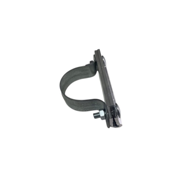 Uchwyt do znaku drogowego aluminiowy na rurę fi 60,3 mm klamra zaciskowa do łączenia tarczy z rurą do znaku.