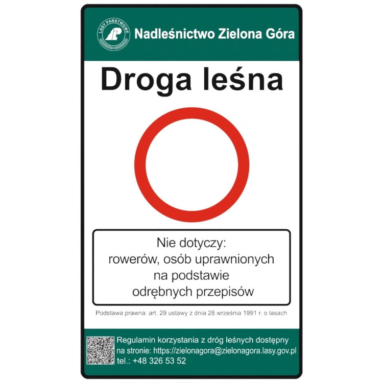 Tablica tl-1 oznakowanie dróg leśnych, 1 typ standardowy znak informacyjny stosowany przez lasy państwowe do wyznaczania szlaków i dróg wewnętrznych.