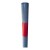 Słupek u-12c blokujący fi 60.3 mm h 1500 mm wersja do wkopania srebrno czerwony estetyczny słupek stalowy w kolorystyce ostrzegawczej do ochrony chodników.