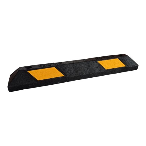 Separator ogranicznik parkingowy PARK AID 90 x 15 x 10 cm żółty odblask o wysokiej widoczności w garażach.