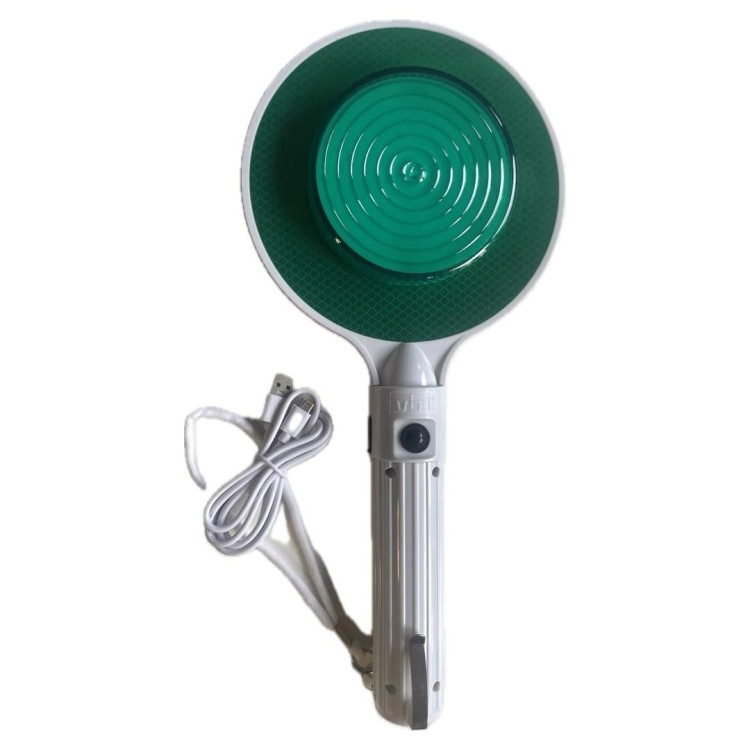Lizak do kierowania ruchem LED podświetlana tarcza do pracy w nocy i trudnych warunkach.