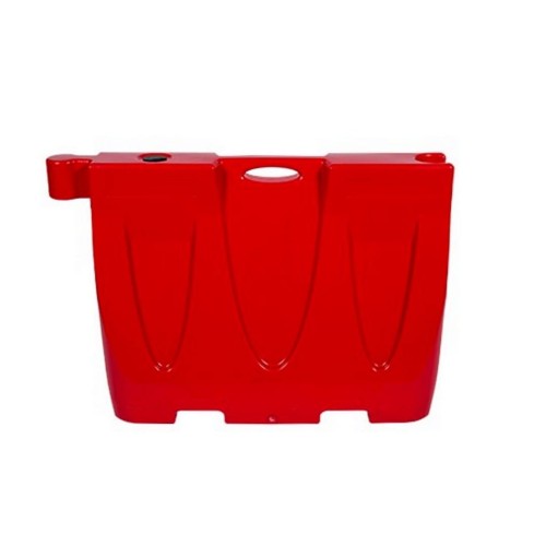 Bariera drogowa new line, 80 cm, czerwona u-14e u-25 wytrzymałe wygrodzenie drogowe u-14e o dużej stabilności, odporne na uderzenia i zmienne warunki atmosferyczne.