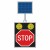 B-20 stop znak aktywny z lampami fi 200 pulsator 24h profesjonalne oznakowanie stop z dużymi lampami ostrzegawczymi dla poprawy bezpieczeństwa 24/7.