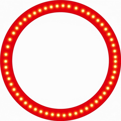 Znak aktywny b-1 800 mm led średni znak "zakaz ruchu" z aktywnym obrzeżem diodowym, zapewniający czytelność komunikatu nawet w trudnych warunkach.