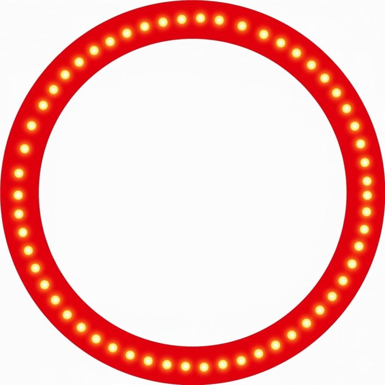 Znak aktywny b-1 800 mm led średni znak "zakaz ruchu" z aktywnym obrzeżem diodowym, zapewniający czytelność komunikatu nawet w trudnych warunkach.