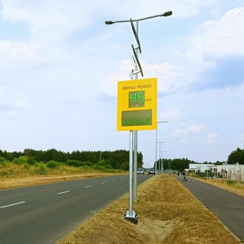 Radarowy wyświetlacz prędkości mp-dp6, bez osprzętu bazowy moduł radaru drogowego do integracji z istniejącą infrastrukturą lub dedykowanym zasilaniem.