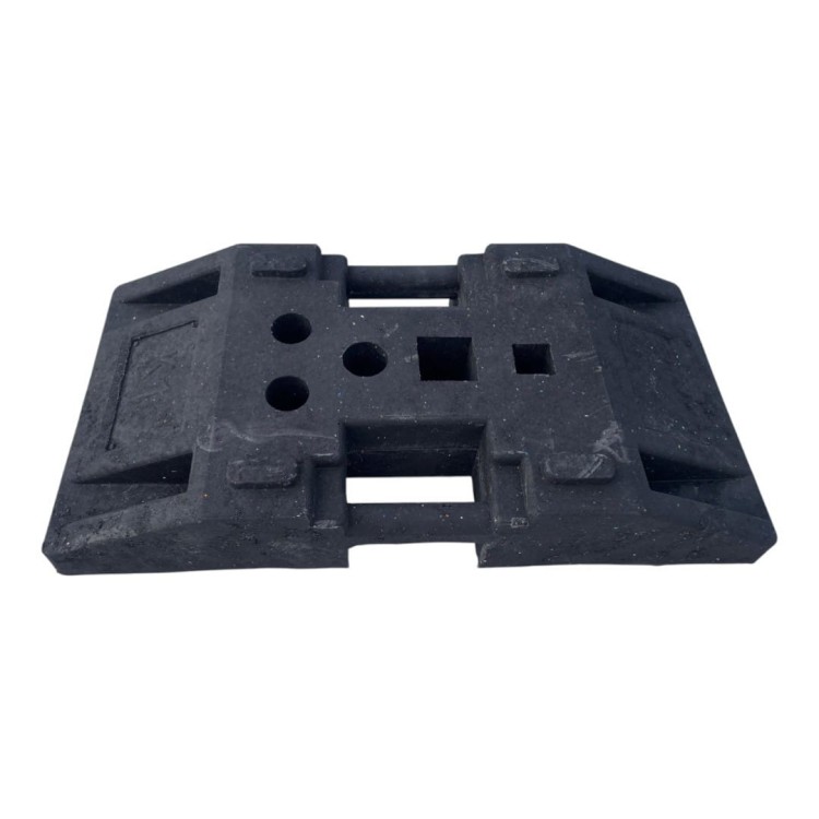 Podstawa drogowa 28 kg PVC P028 K-1 masywny fundament do pionowych elementów bezpieczeństwa.