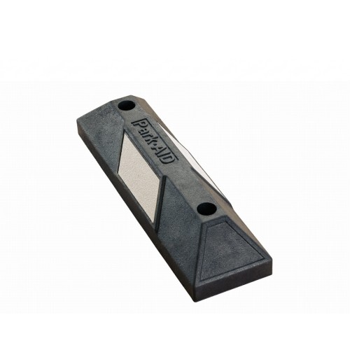 Separator ogranicznik parkingowy PARK AID 56 x 15 x 10 cm biały odblask kompaktowa blokada pod koła.