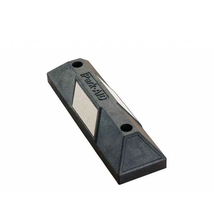 Separator ogranicznik parkingowy PARK AID 56 x 15 x 10 cm biały odblask kompaktowa blokada pod koła.