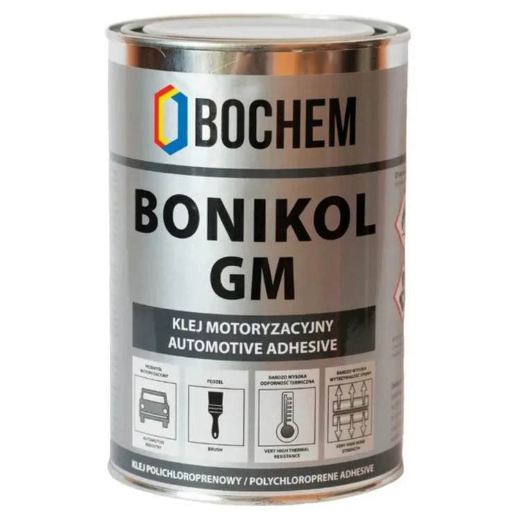 Klej bonikol gm do płytek brajl 0,8kg wydajny klej montażowy w mniejszym opakowaniu, zapewniający trwałe połączenie płytek ostrzegawczych z podłożem.