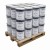 Farba drogowa kontur biała 33x33kg paleta profesjonalna emalia do poziomego znakowania dróg o wysokiej odporności na ścieranie i działanie czynników atmosferycznych.